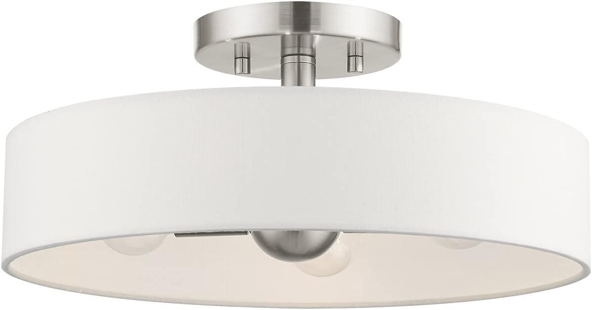 Livex Lighting Venlo 4 - Light Semi-Flush Mount ,  Brushed Nickel