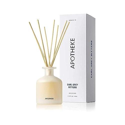 Apotheke Earl Grey Bitters White Floral and Bamboo Reed Diffuser