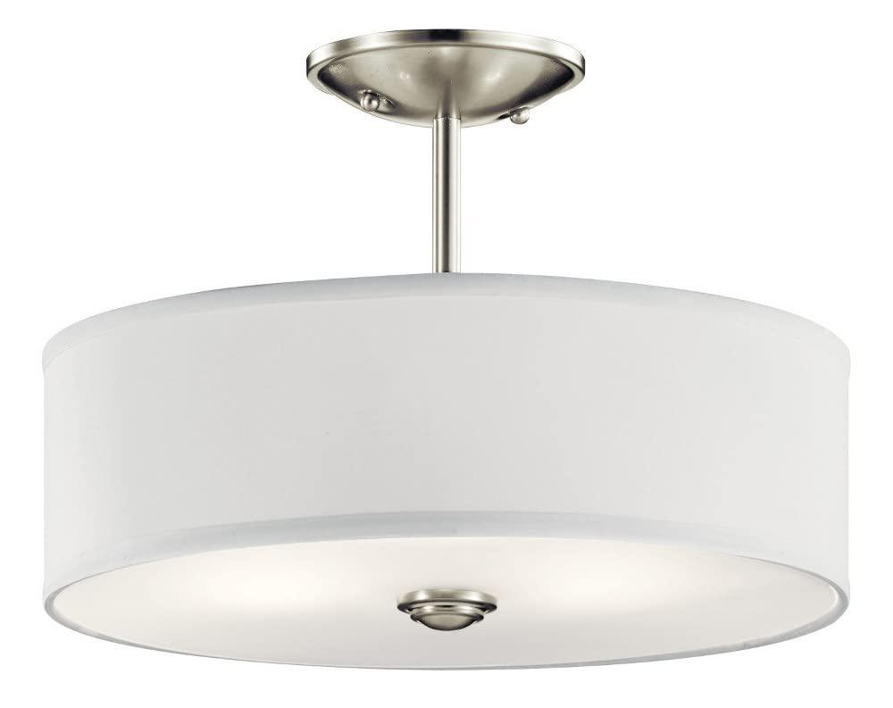 Kichler Lighting Shailene 3 - Light Semi-Flush Mount in  Black