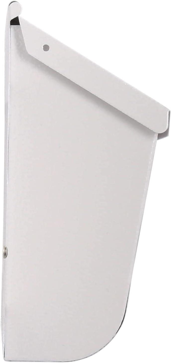 Architectural Mailboxes Woodlands Galvanized Steel, Medium, Wall-Mount Mailbox in White