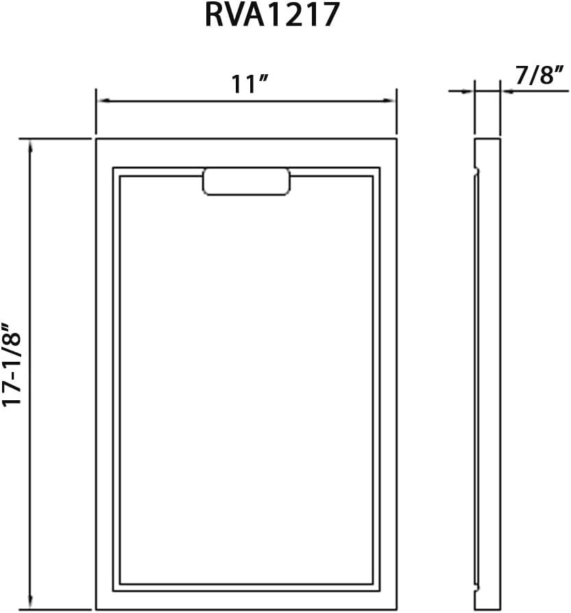 Ruvati LedgeFit Solid Wood Replacement Cutting Board for Ruvati Workstation Sinks