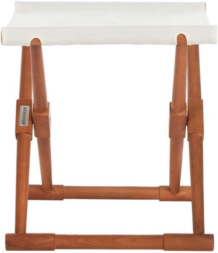 Breanne Patio Folding Stool (Set of 2) - Beige/Natural - Safavieh.