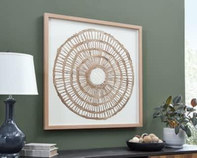 Signature Design by Ashley Brockham Bohemian Framed Geometric Wall Sculpture