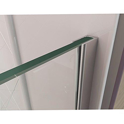 Unidoor Plus 46" W x 72" H Pivot Frameless Shower Door with ClearMax™ Technology