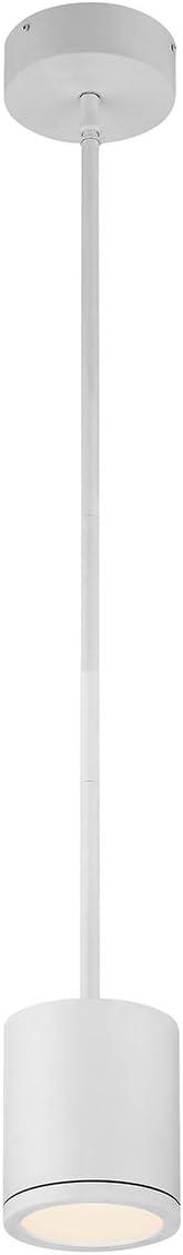 Tube Dimmable LED Cylinder Pendant, 3000K