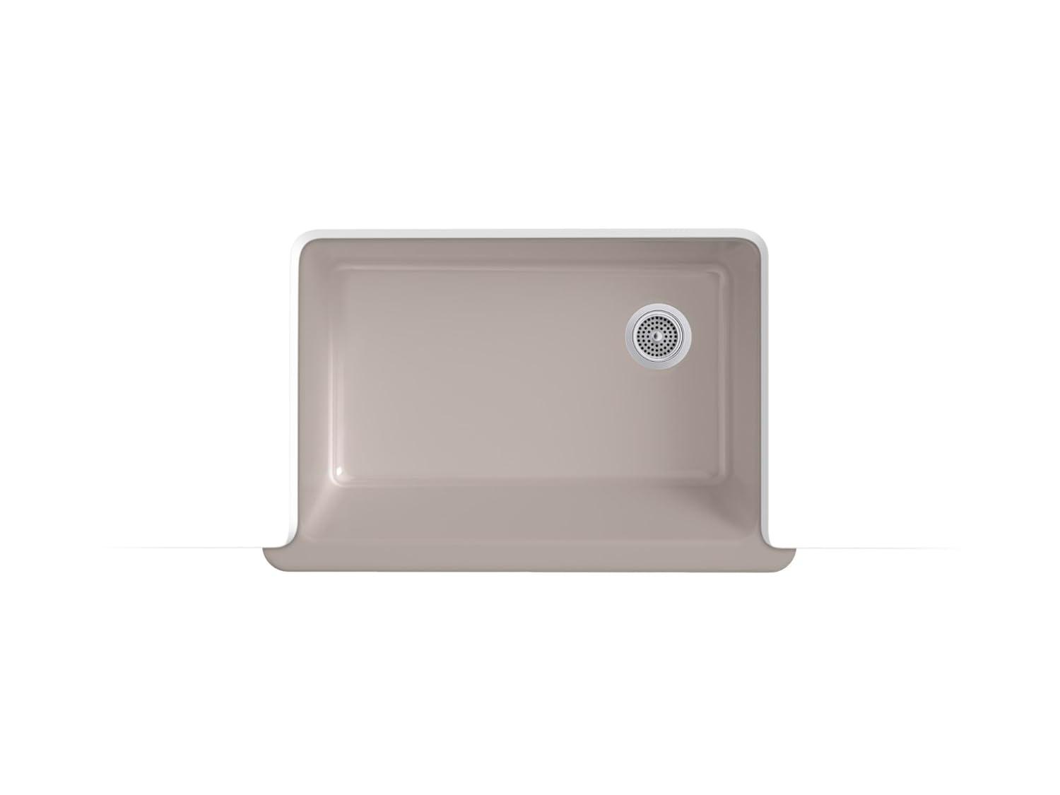 Whitehaven® 33" x 22" Self-Trimming Under-Mount Single-Bowl Kitchen Sink with Tall Apron