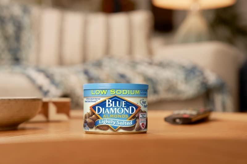 Blue Diamond Shelf Stable Almonds Lightly Salted Pieces, 6 oz Can