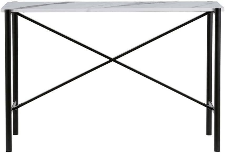 Marble Top Console Table in Black - Henn&Hart