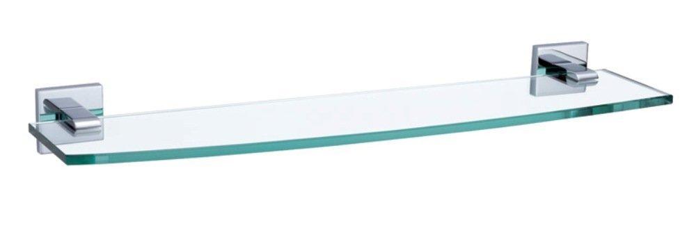 Gatco 4066 Elevate Vanity Glass Shelf, Brushed Brass