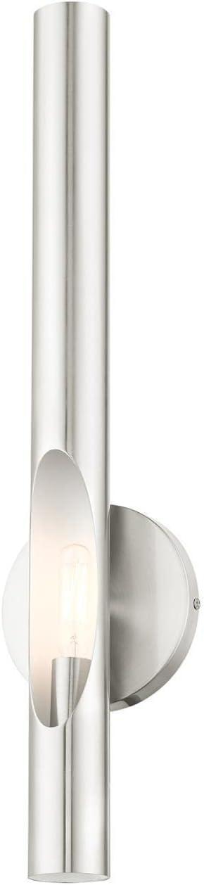 Livex Lighting Acra 1 - Light Wall Light in  Brushed Nickel