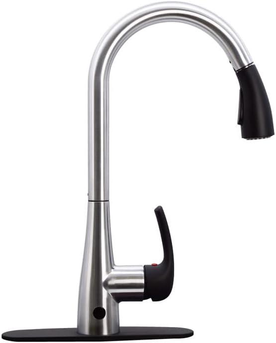 Westbrass Pull Down Spray Touch Kitchen Faucet