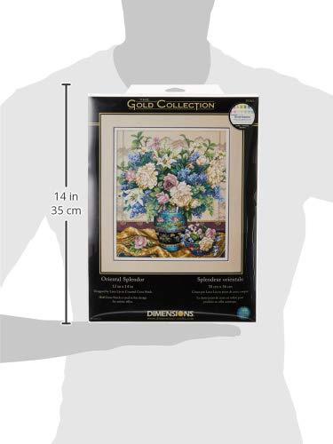 Dimensions Gold Collection Counted Cross Stitch Kit 12"X14"-Oriental Splendor
