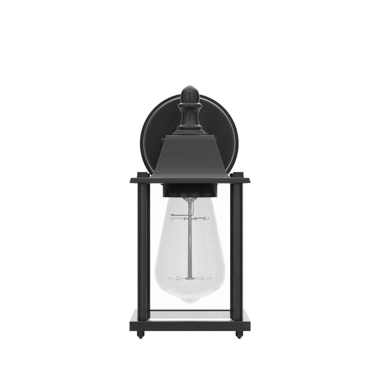 Outdoor Lights Fixtures Wall Sconce 2 Pack Black Porch Lights Outdoor Wall Lantern Decor Aluminum Anti-Rust Exterior Waterproof Outdoor Lights for House Patio Garage Front Door Entryway