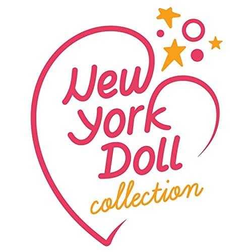 The New York Doll Collection Baby Doll Stroller - My First Toy Stroller for Kids Age 1+ Pink Heart Design