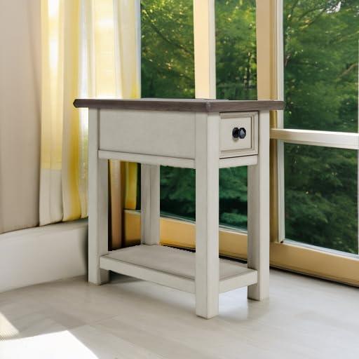 Signature Design by Ashley Casual Bolanburg Chairside End Table Two-tone