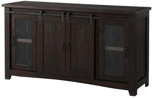 Durango 65" Solid Wood TV Stand Espresso Finish - Martin Svensson Home
