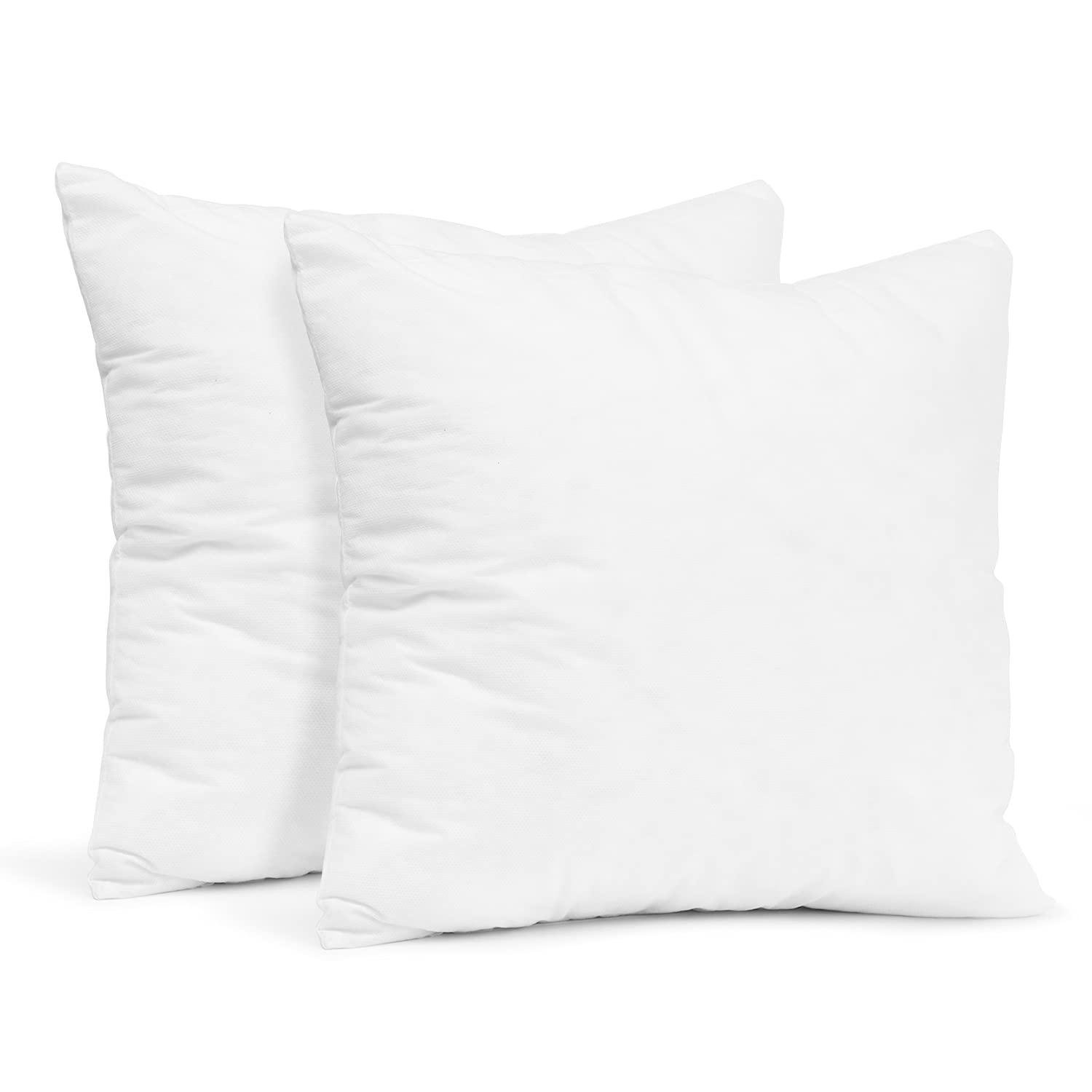 Nestl Throw Pillow Inserts, 24"x24", White
