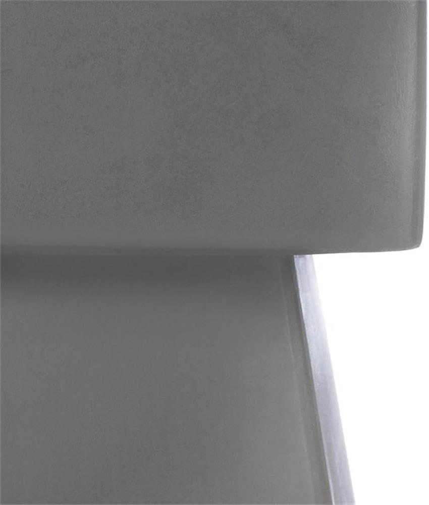 Zen Accent Stool - Indoor/Outdoor - VNN1000 - Gray - Safavieh