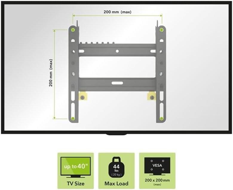 EL201B - TV WALLMOUNT 25-39IN TILT 55LB
