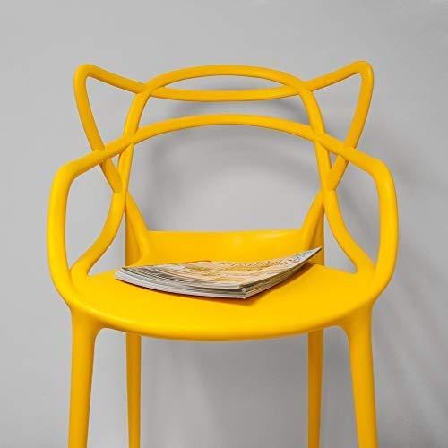 Mod Made MM-PC-006-Yellow Loop Chair - Yellow