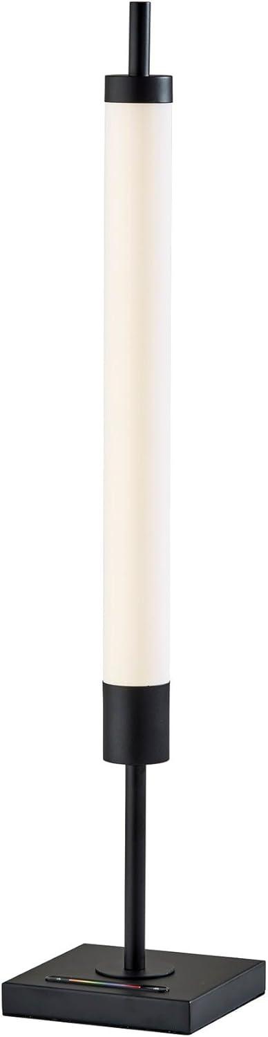 Collin LED Table Lamp Black with Touch Switch & RGB Spectrum - Adesso