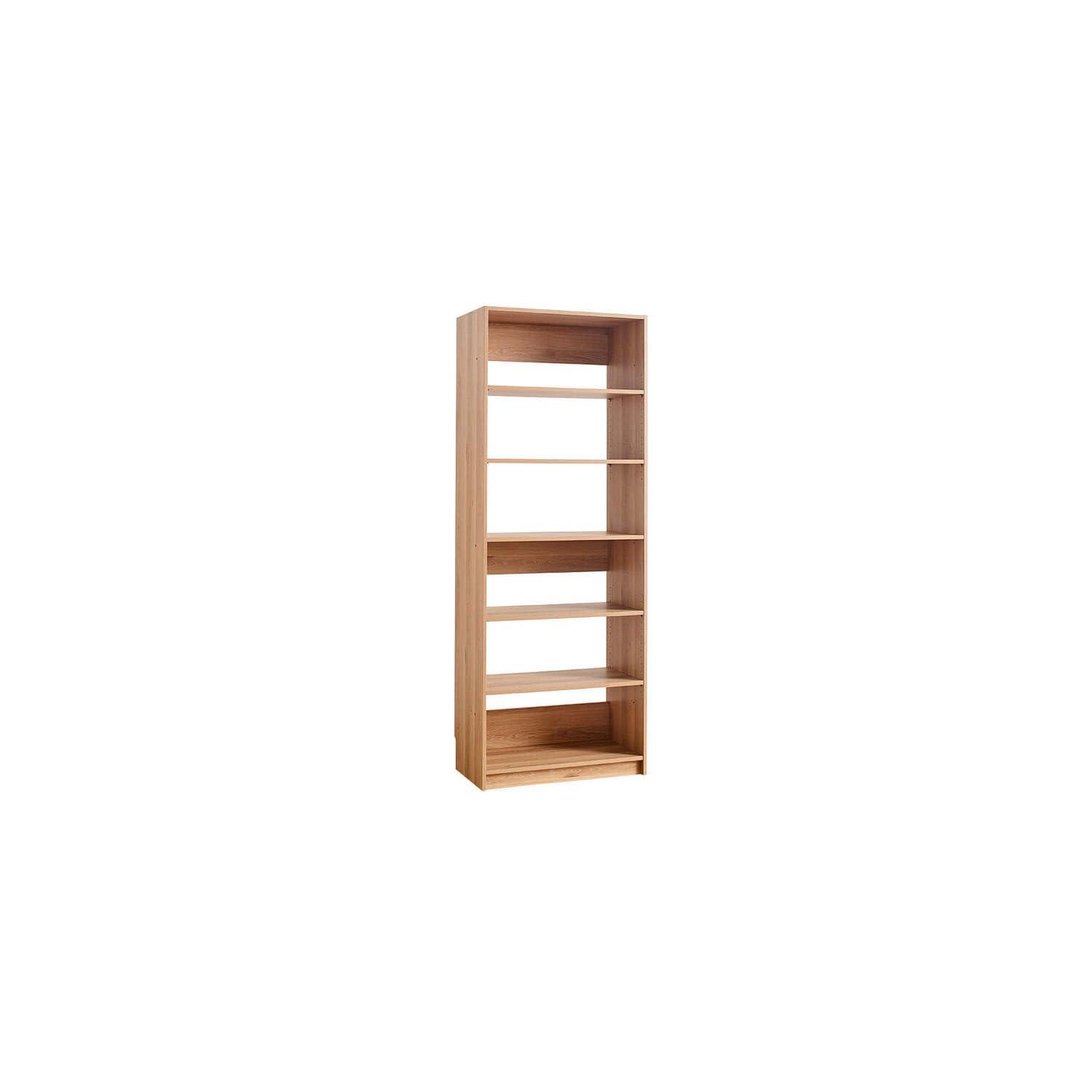 Prosper 32" Oak Wood Walk-in Closet with Five Shelves