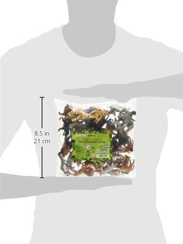 Safari Ltd. Wild Bulk Bag - 48 Jungle & Savanna Animal Figurines - Toy Set for Boys, Girls & Kids Ages 3+