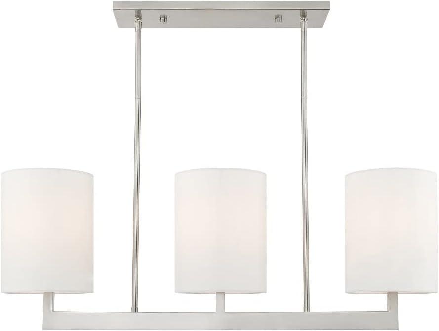 Livex Lighting Hayworth 3 - Light Chandelier in  Brushed Nickel