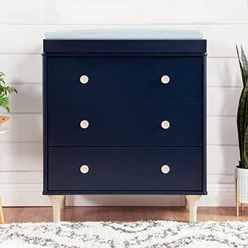 Lolly Navy and Natural 3-Drawer Sustainable Pine Dresser