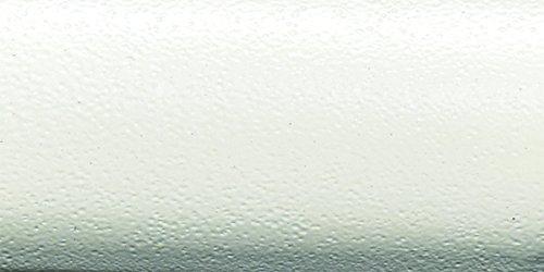 California Umbrella 9' Round Aluminum Patio Umbrella, Crank Lift, Collar Tilt, White Pole, Natural