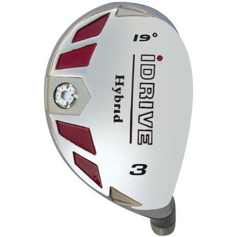 iDrive Hybrids Senior Men’s Golf All Complete Full Set, which Includes: #3, 4, 5, 6, 7, 8, 9, PW Senior Flex with Premium Men's Arthritic Golf Grip Right Handed Clubs