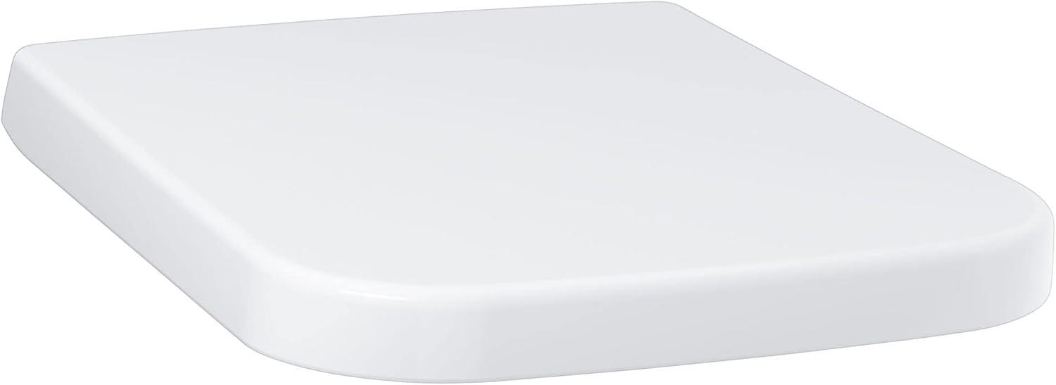 Alpine White Elongated Closed Front Toilet Seat with Lid