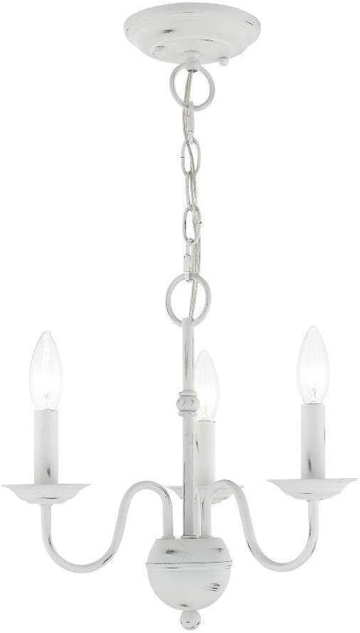 Livex Lighting Windsor 3 - Light Chandelier in  Antique White