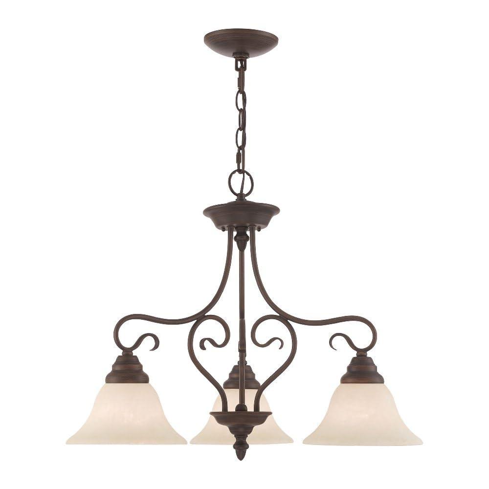 Livex Lighting Coronado 3 - Light Chandelier in  Brushed Nickel