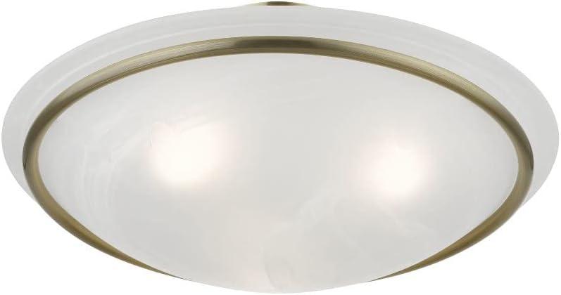 Livex Lighting - Newburgh - 3 Light Semi-Flush Mount In Transitional Style-7