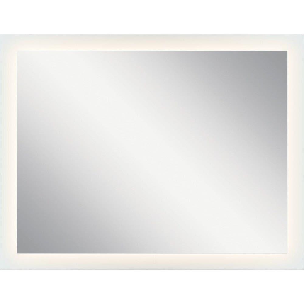 Elan 84003 Mir 54" 4-Light LED Backlit Mirror in Frosted Glass