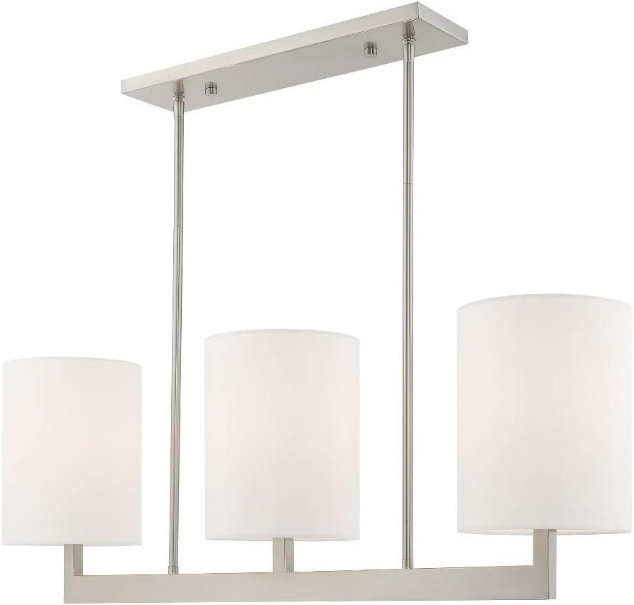 Livex Lighting Hayworth 3 - Light Chandelier in  Brushed Nickel