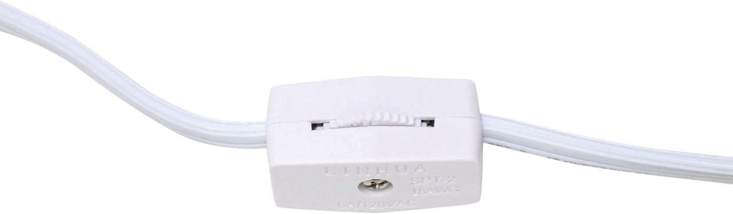 Simple Designs 11.81" Basic Chrome Mini Table Lamp with Fabric Shade, Wine Red