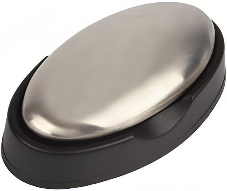 Stainless Steel Odor Eliminating Soap Bar with Dish