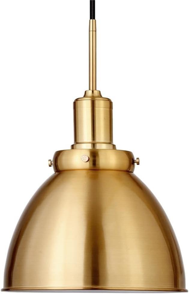 Henn&Hart 12" Brass Metal Pendant