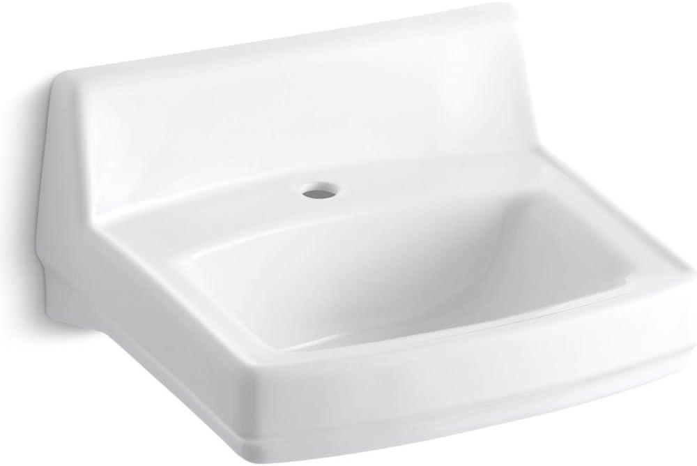 Greenwich Ceramic 21" Wall Mount Bathroom Sink with Overflow