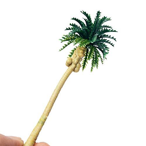 30PCS Mixed Model Trees Coconut Palm Scale Tree Diy Rainforest Scenery Layout