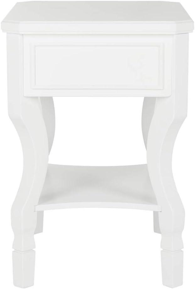 Alaia 1 Drawer Night Stand - White - Safavieh