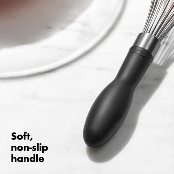 11-Inch Stainless Steel Balloon Whisk with Black Handle