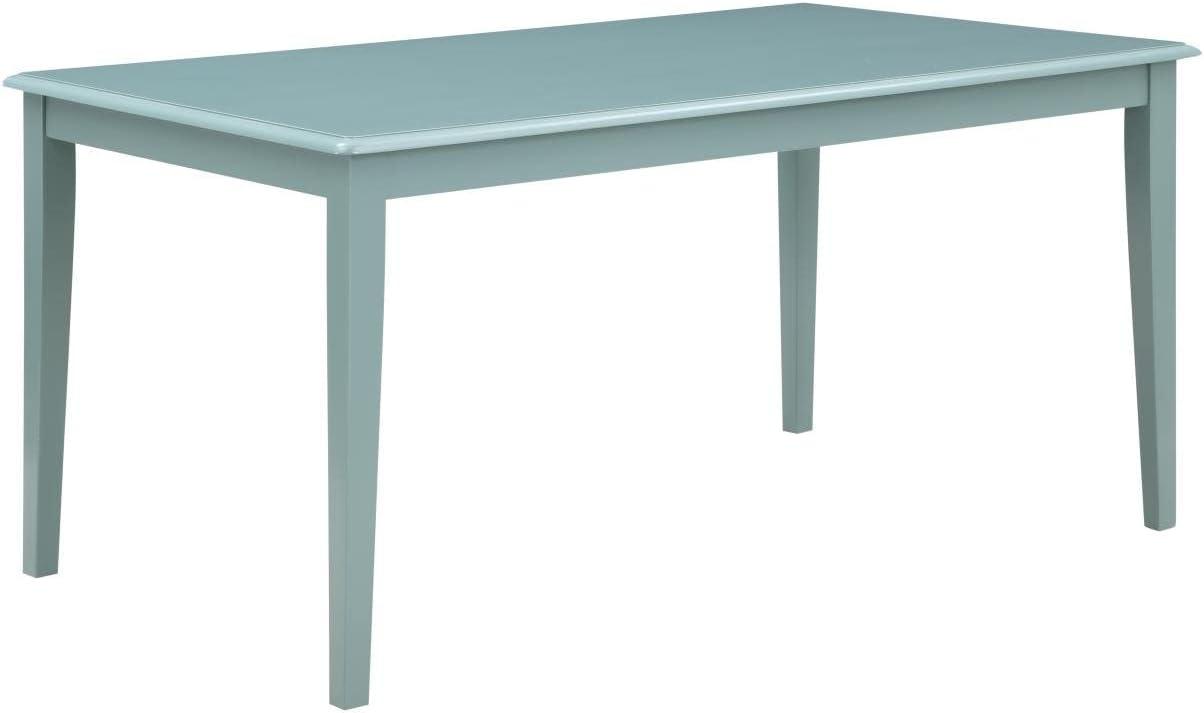 Boraam Shaker Rubberwood Dining Table in Walnut Finish