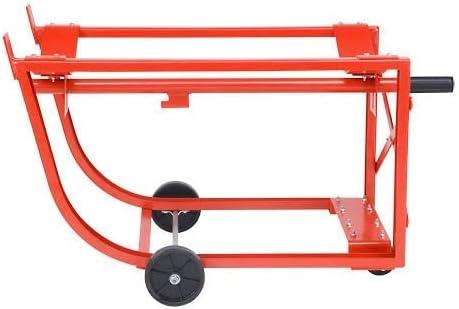 Easy Steer Drum Cradle with 5 in. & 3 in. dia. Polyolefin Wheels for 55 gal Steel Drums