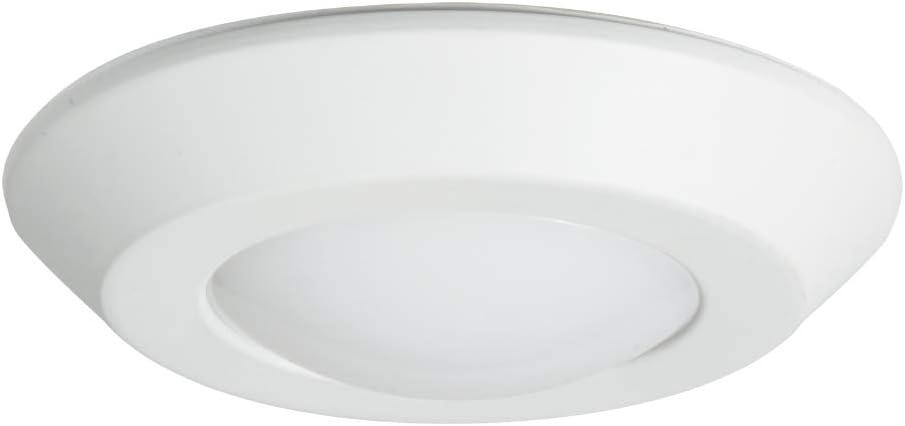 4-Inch White Aluminum LED Canless Recessed Downlight