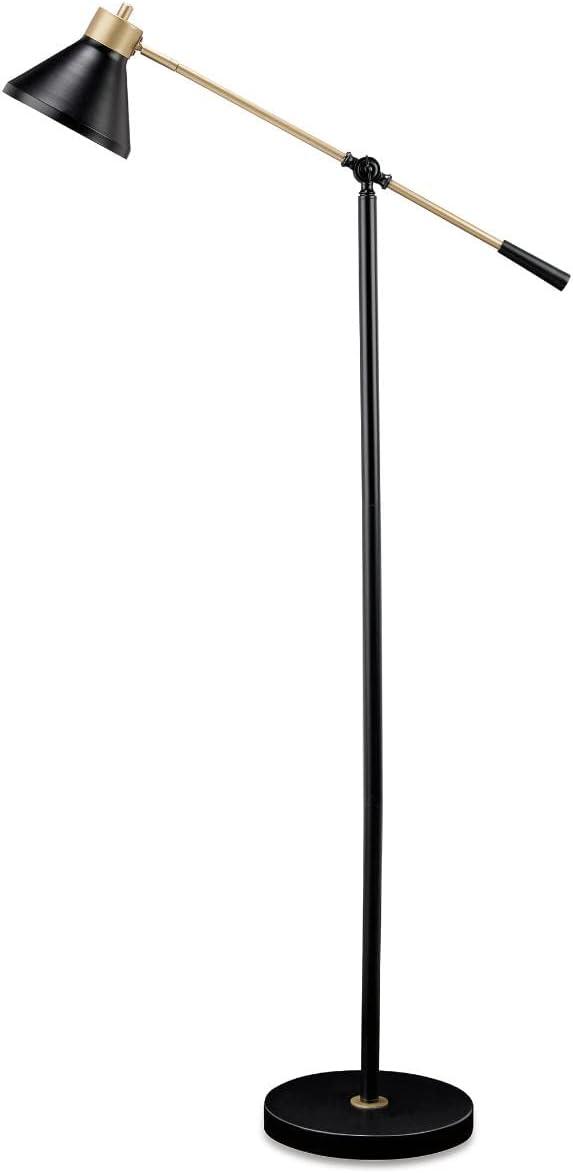 Signature Design by Ashley Contemporary Garville Floor Lamp  Black/Gold Finish