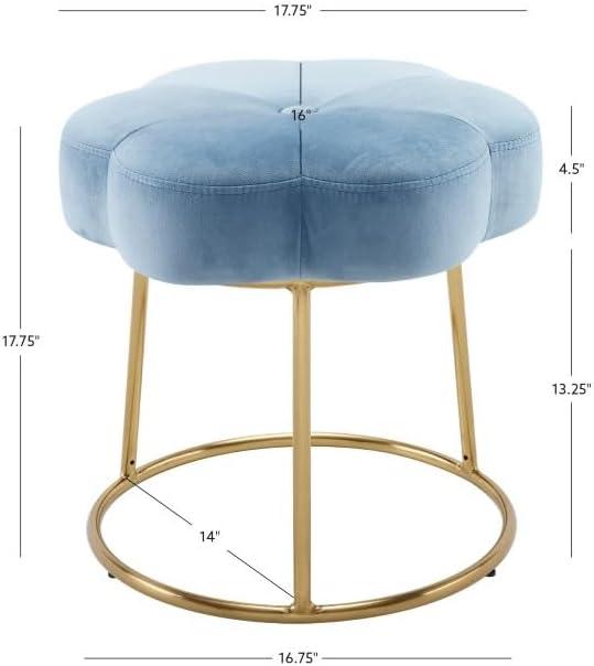 Ciara Flower Vanity Stool