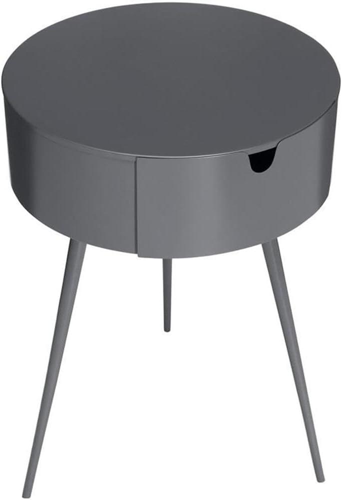 Meridian Furniture Bali Gray Metal Nightstand